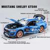 1:24 модели Shelby Cobra 427 GT500 Игрушечные машинки Колеса вращаются Винтажная машина Сплав Резиновые шины Миниатюрные транспортные средства Коллекция для детей Веселье