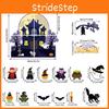Classroom Halloween Theme Indoor Castle Decor Stickers Set With Material Paper