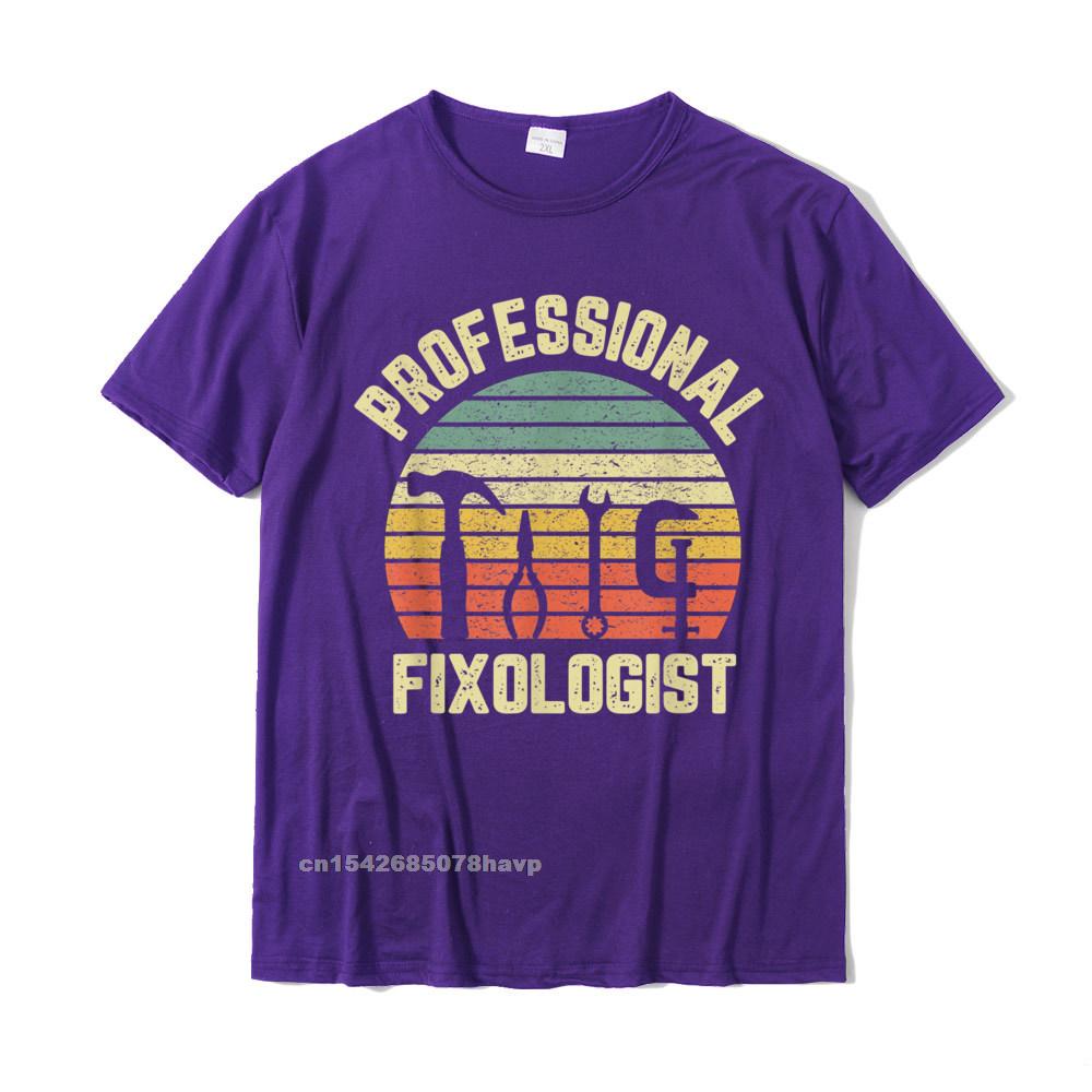 Funny HandyUnisex Shirt Professional Fixologist Tools RepairUnisex TShirt Summer Tees Cotton Unisex T Shirt Summer Prevailing