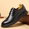 FashionFashionable Men Comfortable Business British Casual Carved Leather Shoes Classic Men Korean Version Fashion Lace Up Oxford Shoes