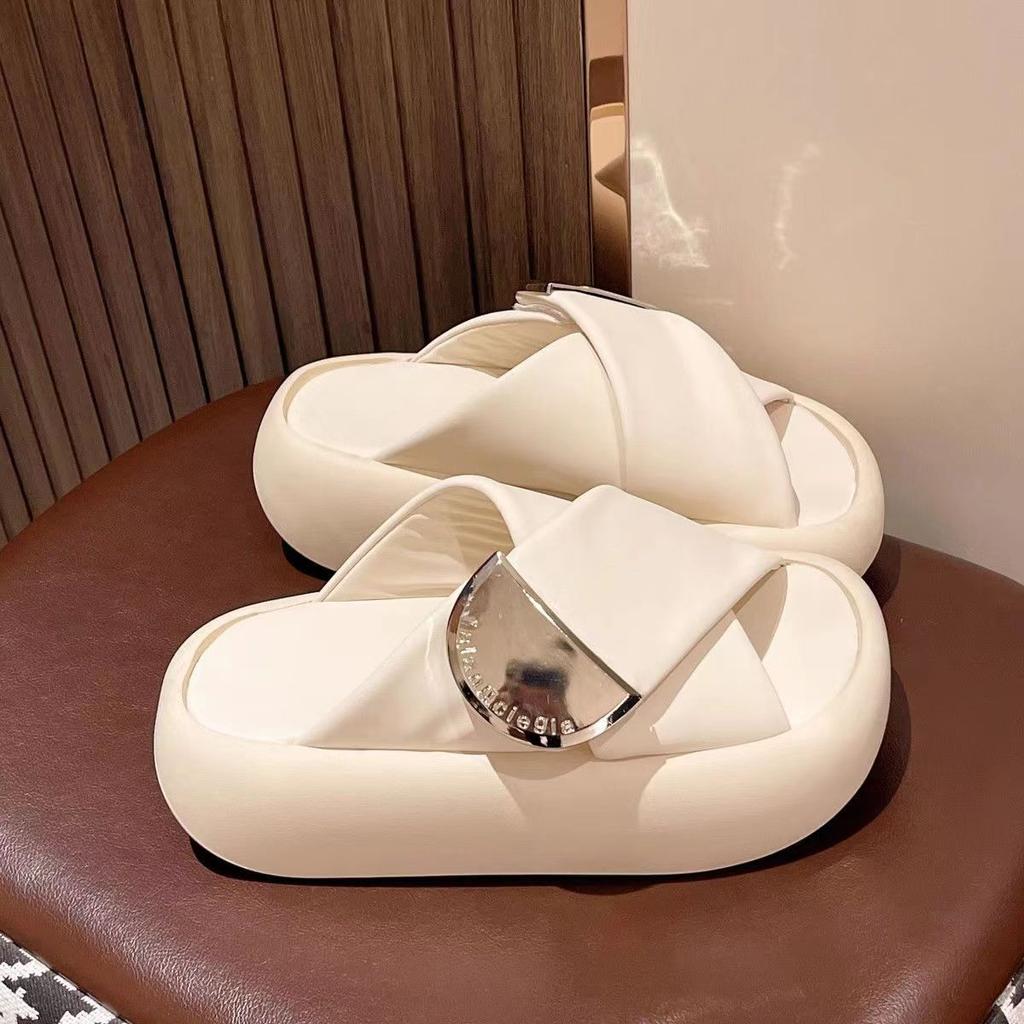 Сандалии летние женские тапочки сандалии на платформе уличные толстые пляжные тапочки шлепанцы садовая обувь