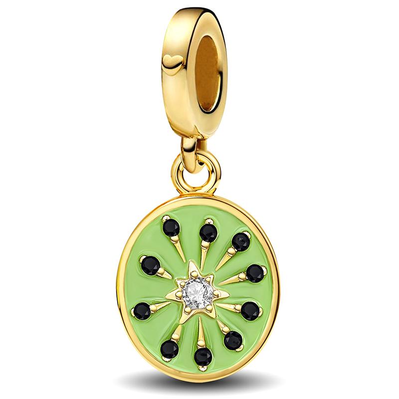 Медно-розовый торт вишня ананас клубника вишня подвеска шар подходит для браслетов DIY женские украшения