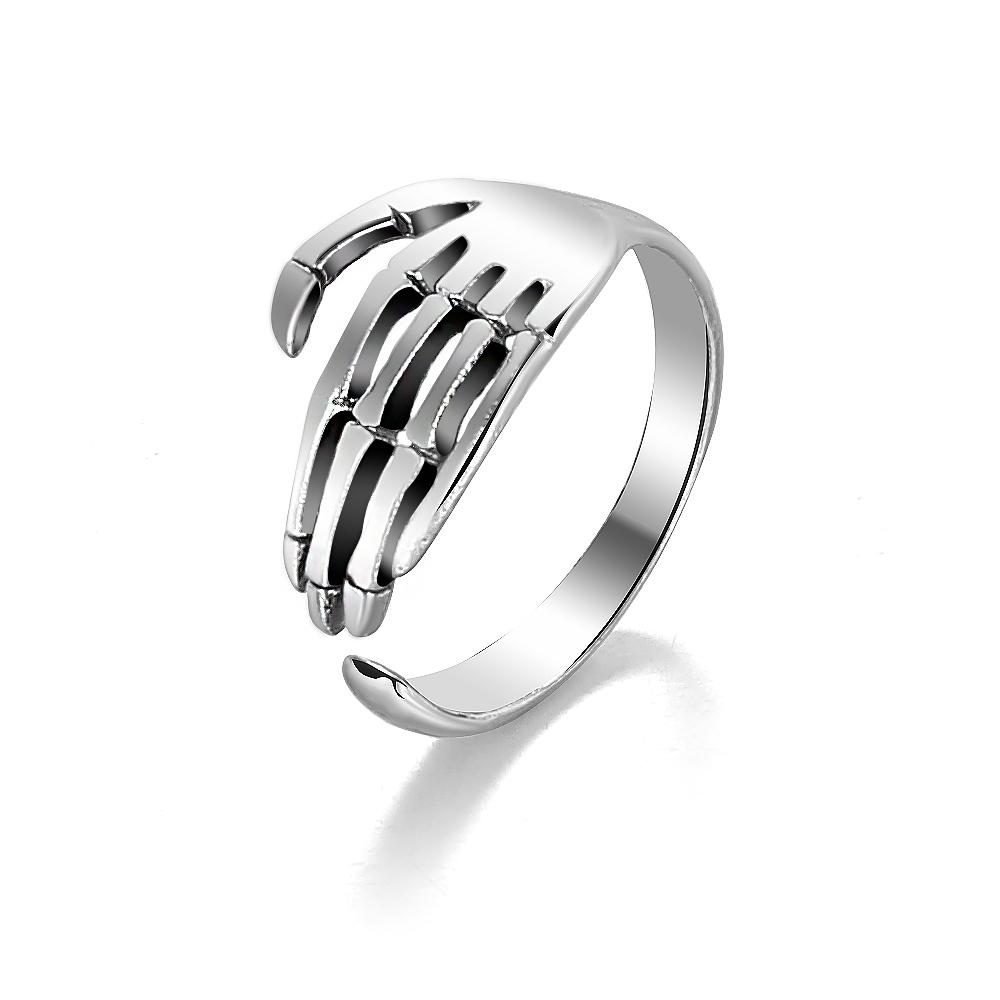 Vintage Punk Carved Eyes Mens Ring Finger Jewelry Hip Hop Rock Culture Ring Unisex Women Male Party Metal Rings Accessories