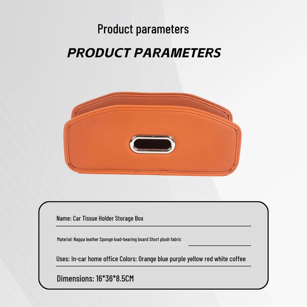 Hongqi Series Car Tissue Box: Armrest Hanging Tissue Holder