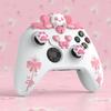 Силиконовый чехол PlayVital Sweetheart Kitty, совместимый с Xbox Series, включает в себя упор для большого пальца и симпатичный чехол для захвата X/S, наклейки, дизайн,