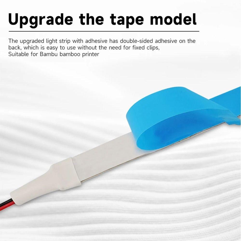 1 шт. Сверхяркая водонепроницаемая светодиодная лента для 3D-принтеров P1P P1S Светодиодная лампа для Bambu Lab P1P P1S