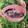 Plastic Soil Sieve Sifter 3mm Strainer Sand Portable Round Sifting