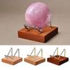Деревянная подставка для хрустального шара, подставка для сферы, креативная подставка для хрустального шара, украшение для дома