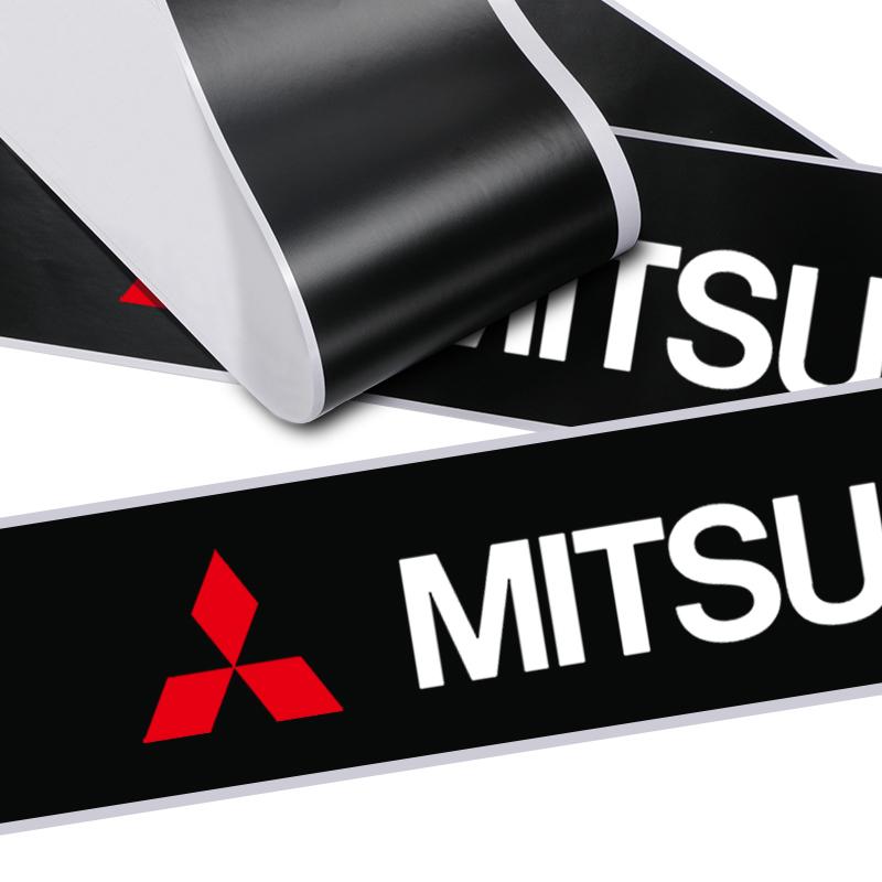 Car Front Rear Window Sticker Waterproof Sunshade Windshield Decal For Mitsubishi ralliart Lancer 9 10 ASX Outlander Pajero L200