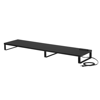 SANWA SUPPLY Подставка для монитора с розеткой (W1000, Черный) MR-LC213BK