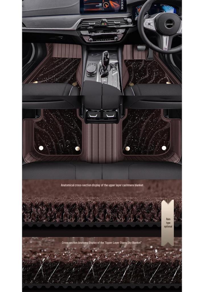 Коврики в салон Mini Cooper F55 с правым рулем (Сингапур)