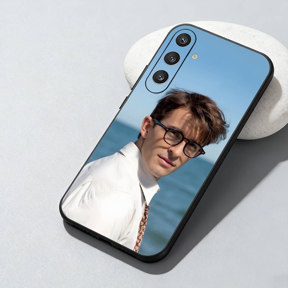 Чехол для телефона Fellow Travelers Bomer and Jonathan Bailey для Samsung Galaxy A73, A72, A71, A70, A52, A51 Другие Мягкий Черный Чехол
