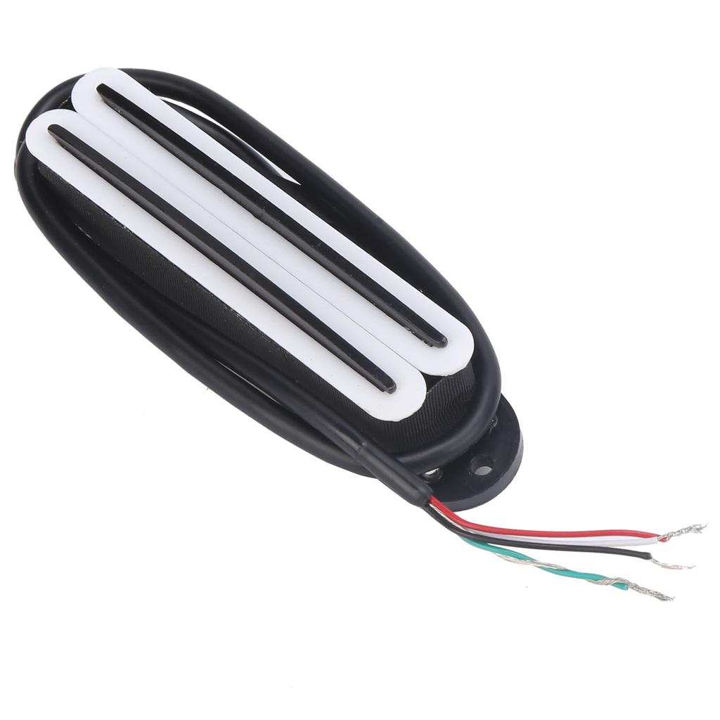 11K Dual Hot Rail Humbucker Pickup Ceramic Magnet ABS Аксессуары для электрогитары Белый Черный рельс