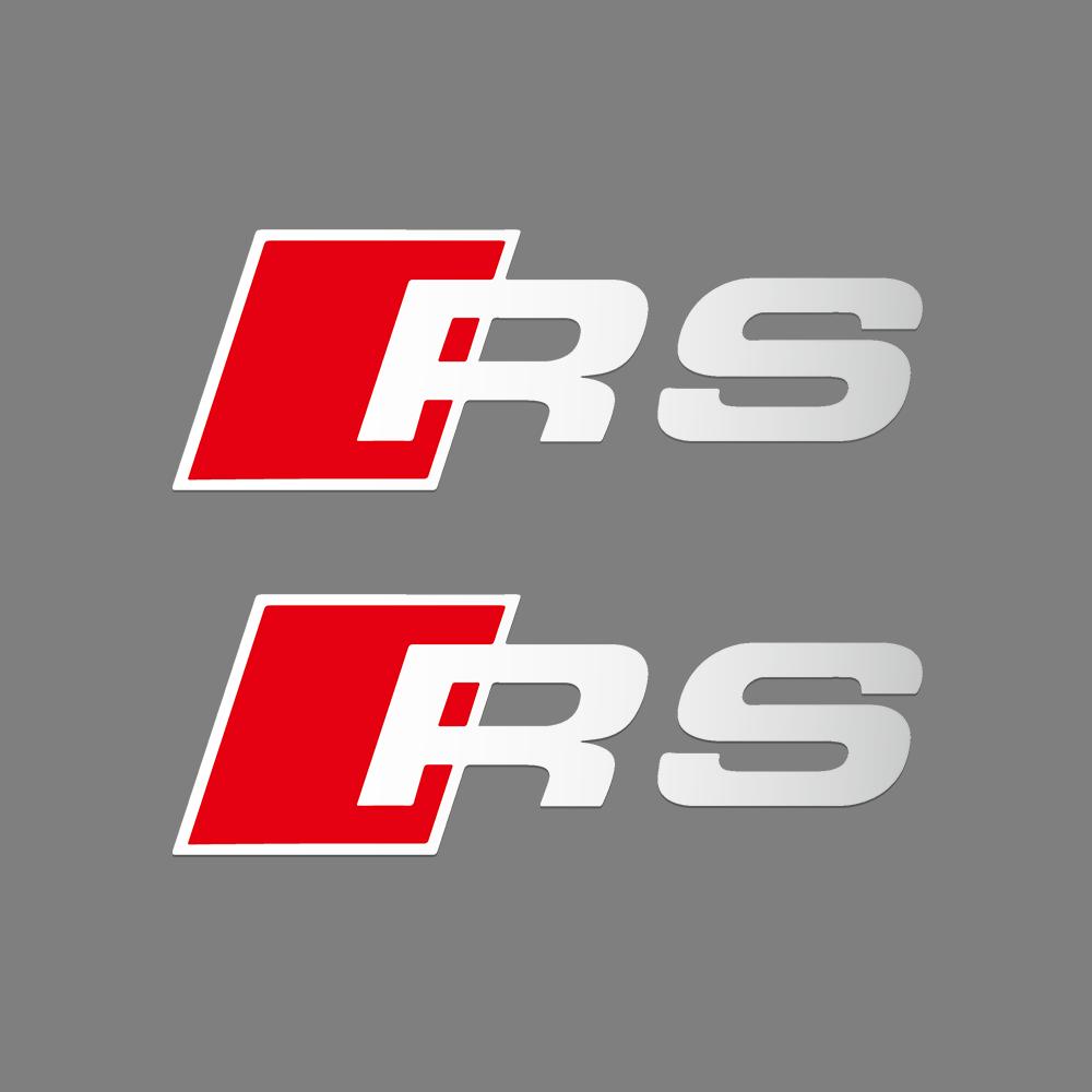 2026 2PCS For 4YTE Sline RS Quattro A4 A5 A6 TT A8 Q5 Q6 Q7 Q8 S A7 8P S3 Car Body Trunk Window Sticker Emblem Decor Auto Accessories