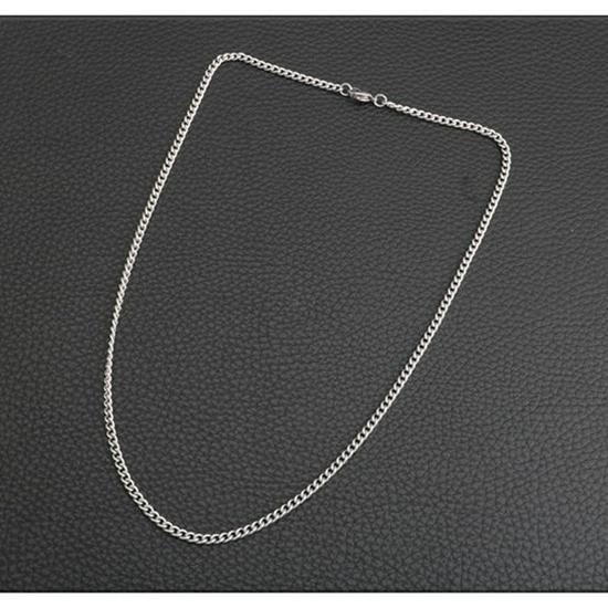 Крученое ожерелье из титановой стали: Цепочка из нержавеющей стали, не сварная, бокового плетения, для мужчин и женщин, цепочка для ключицы, подвеска, ювелирный аксессуар