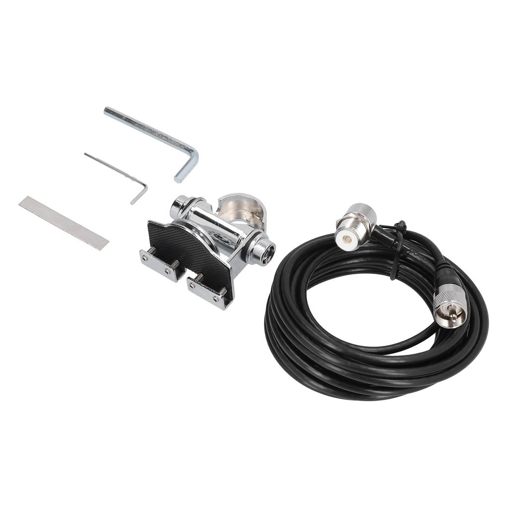 Мобильный антенный кронштейн Регулируемый кронштейн для крепления антенны с защитной накладкой Шестигранный ключ для автомобильного радио