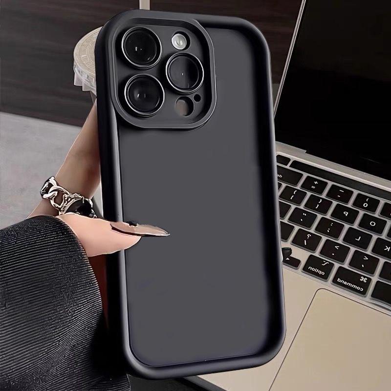 Мягкий ТПУ чехол конфетного цвета для iPhone 17 Air 16 14 15 Pro Plus 13 12 11 Pro Max 16e XR XS Противоударный силиконовый чехол для телефона Fundas