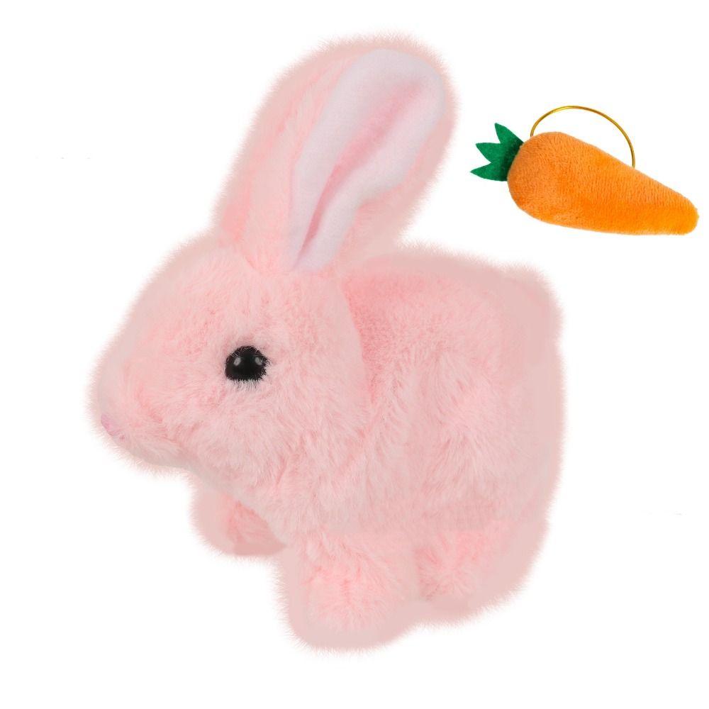 Мягкая игрушка Мой реалистичный кролик Игрушка Симуляция Ходьба Виляние Кролик Подарки на день рождения