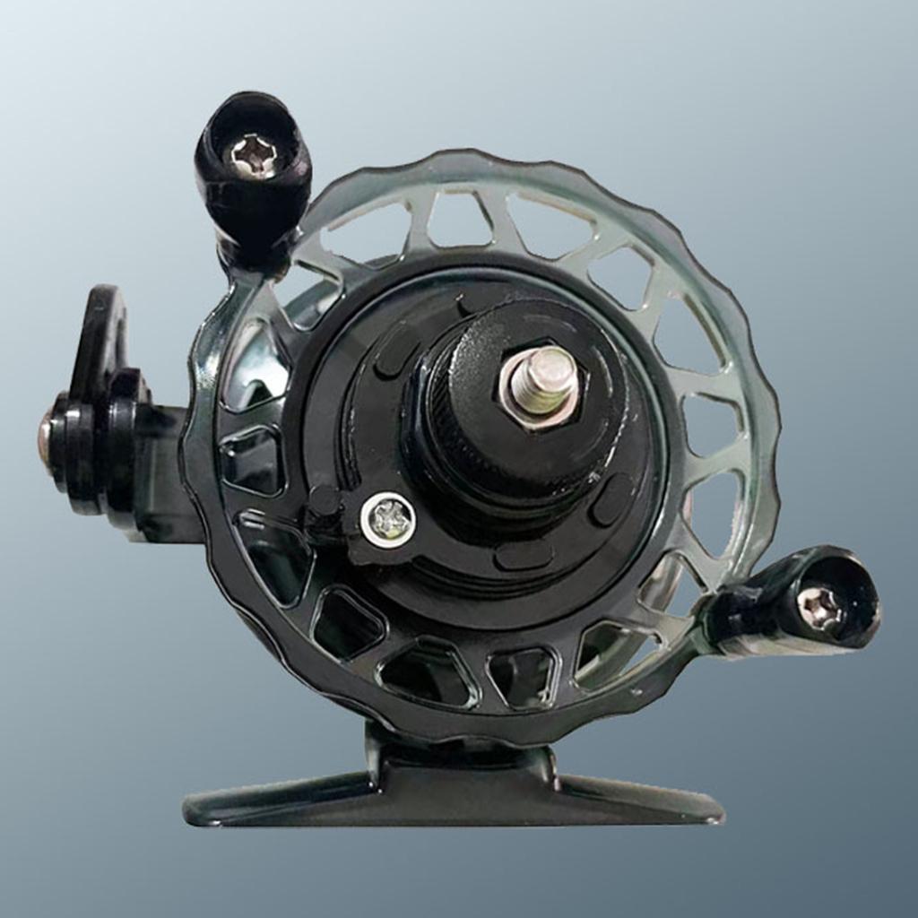 Портативные катушки для подледной рыбалки нахлыстом, катушки для зимней подледной рыбалки, катушка, рыболовная снасть, метательное колесо, инструмент для рыболовной снасти, простой в использовании