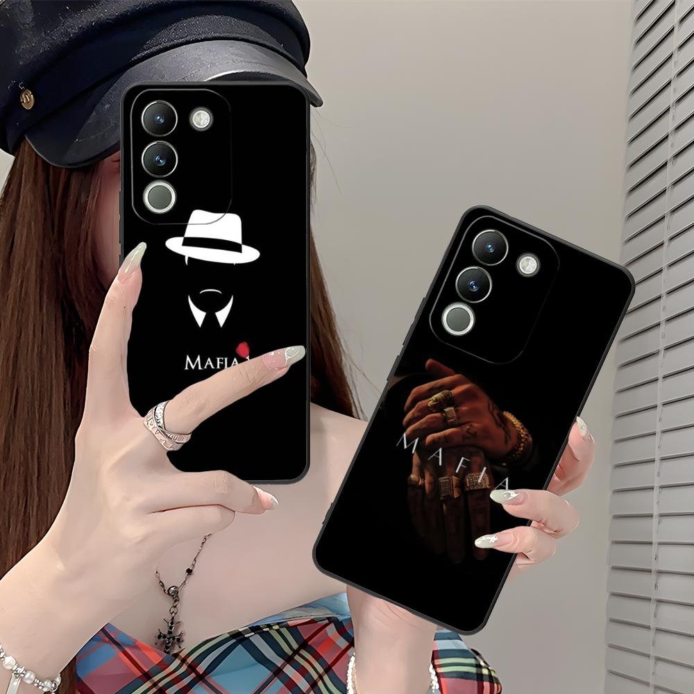 Чехол для телефона "Итальянская мафия" для VIVO Y77 76 75 74 73 72 58 56 55 51 50 38 36 Y19 Y18 Y03 Y01 5G Мягкий ТПУ Ударопрочный Чехол