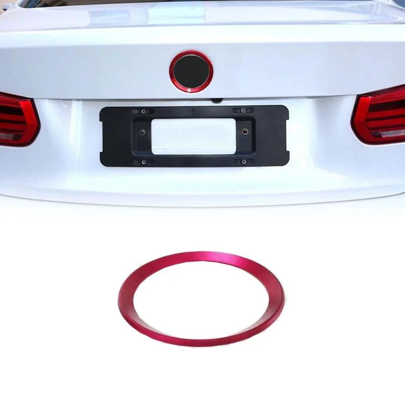 BLT1 1 Piece Front and Rear Logos 82mm/74mm Front and Rear Badge Decorative Rings Suitable for BMW 3 Series 5 Series 320LI 520LI