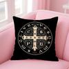 Sacred and Holy GGOD CCrucifix Cushion Cover Pillow Case Soft Skin Friendly Fabric  Concealed Zipper