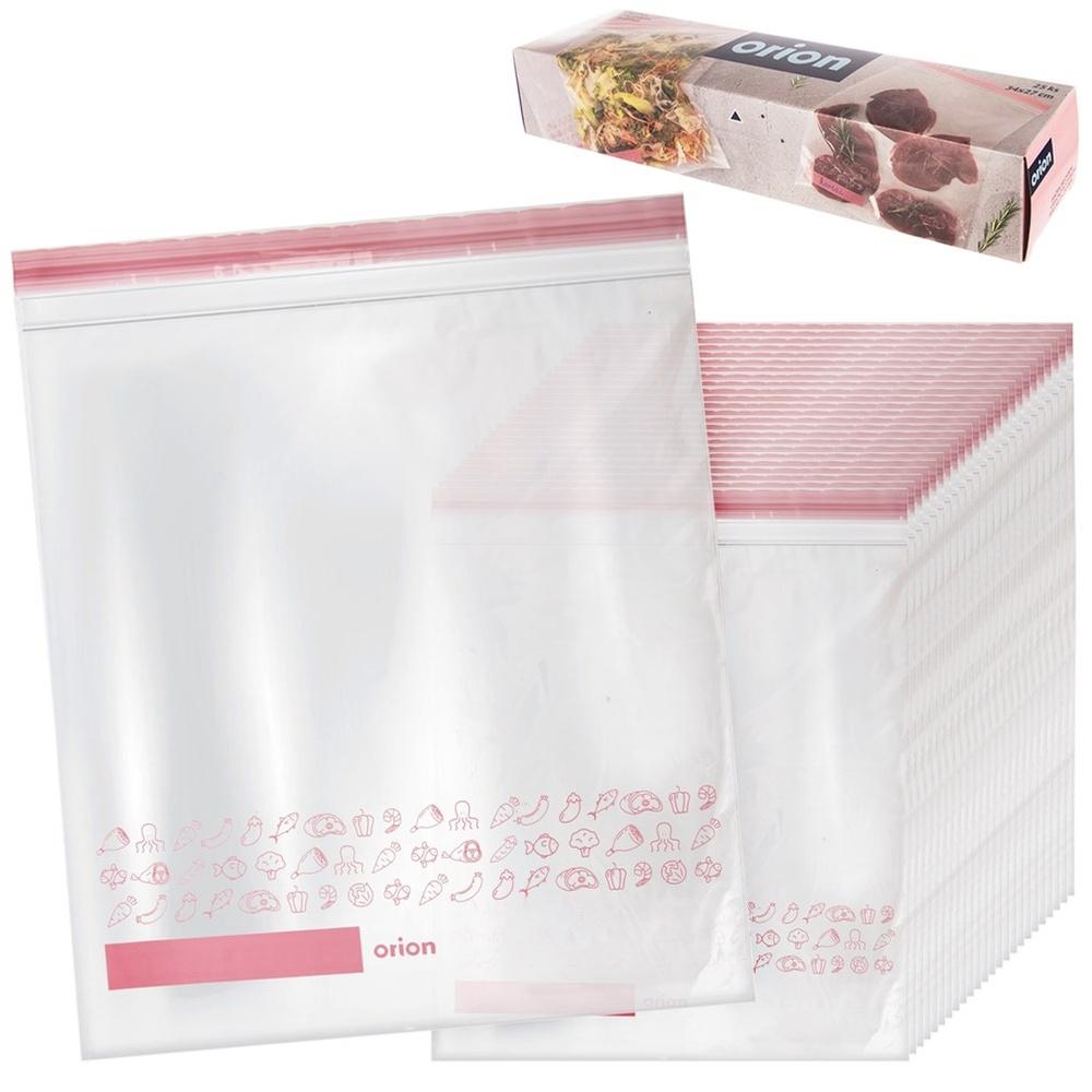 Ziplock food bags 34x27 cm 25 pcs.