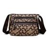 New Large Capacity Multi-layer Women's Crossbody Bag, Single Shoulder Fashion Trend Printed Bag Zero Wallet
