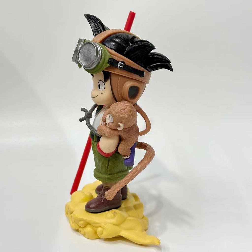 Статуэтка Гоку-пилота из Dragon Ball из ПВХ, декор для интерьера автомобиля для поклонников манги и аниме