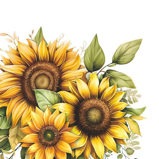 Spring Sunflower Toilet Sticker Removable Waterproof Wall PVC Living Room Self-adhesive Art Floral Bathroom