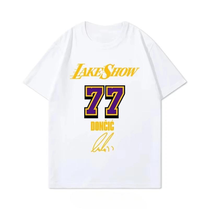 Basketball Star No77 Graphic Tshirt For Unisex Unisex Cotton Short Sleeve High Quality Y2k Unisex Summer Streetwear Tops