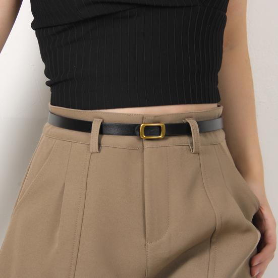 Ремень женский из искусственной кожи, регулируемая длина, пояс в стиле ретро, декоративный ремень для джинсов, повседневная одежда для офиса и вечеринок