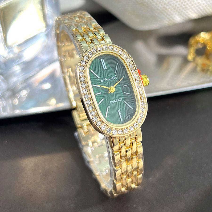 French Womens Luxury Crystal Women Bracelet Watches Fashion Diamond Ladies Quartz Watch Steel Female Party Wristwatch Elegant