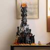 Креативный MOC из кубиков: Властелин колец Барад-Дур Большая Черная Башня Строительный конструктор из мелких деталей