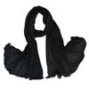 Cotton Blend Chunni Scarf Stole Fringes Tassel Scarves Head Wrap Dupatta