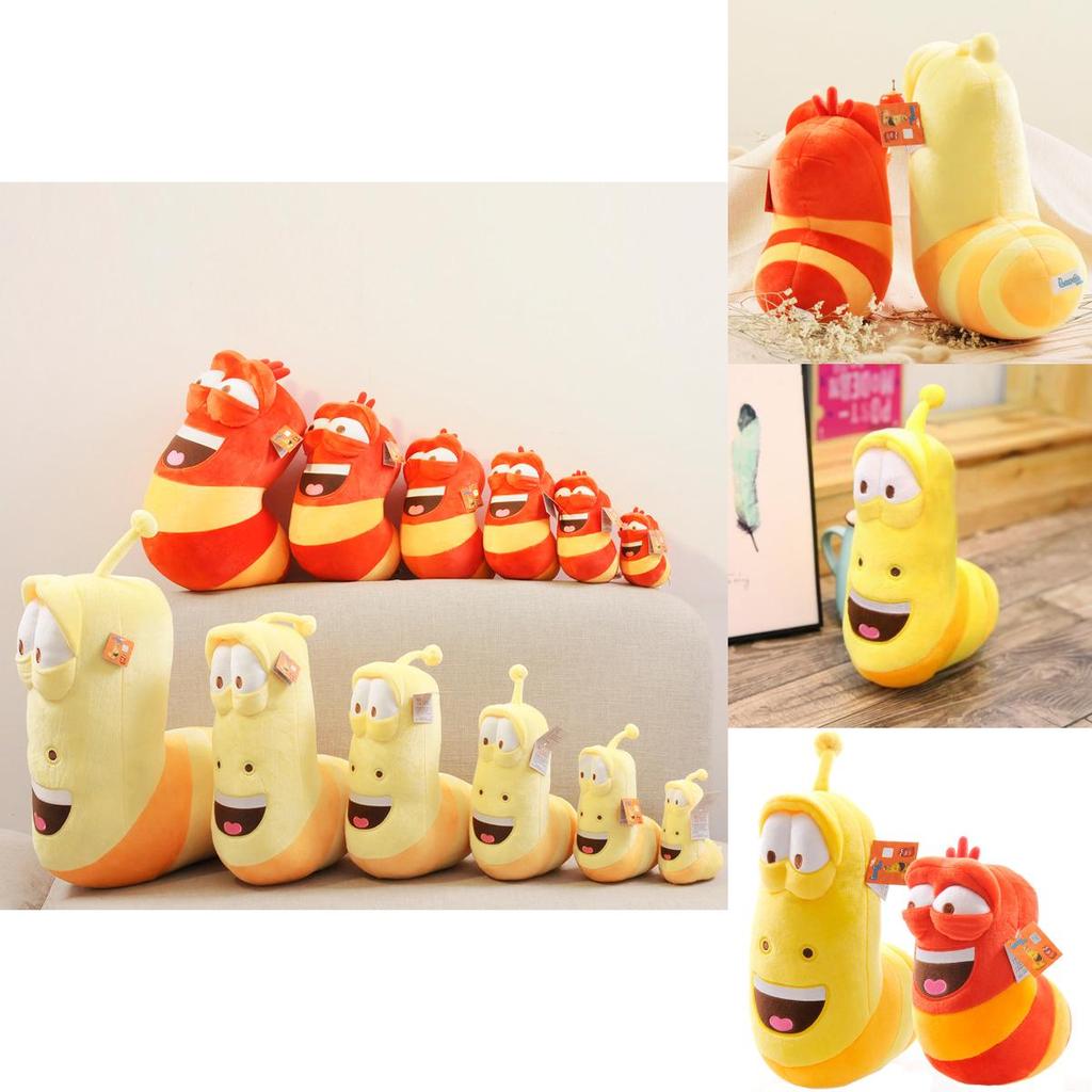 Очаровательные корейские аниме забавные насекомые слизни креативные личинки мягкие плюшевые игрушки для коллекционеров