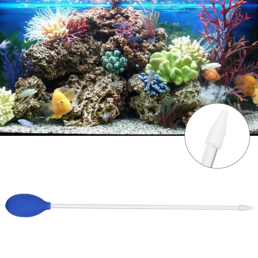 Акриловая кормушка для кораллов, устройство для смены воды, отсос для очистки аквариумов от экскрементов, трубчатый кормушка для рыб, синий коралл