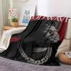 HOT Rod Wave 3D Print Rapper Star Soft Plush Blanket,Flannel Throw Blanket for Living Room Bedroom Picnic Bed Sofa Cover