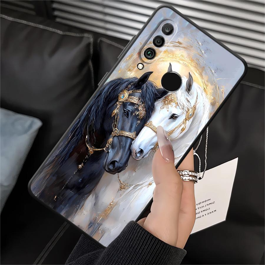 Чехол для телефона Huawei P20 Lite 2018 P30 P20 Pro P20 P40 Lite P Smart 2019 Мягкий чехол с рисунком животного Лошадь