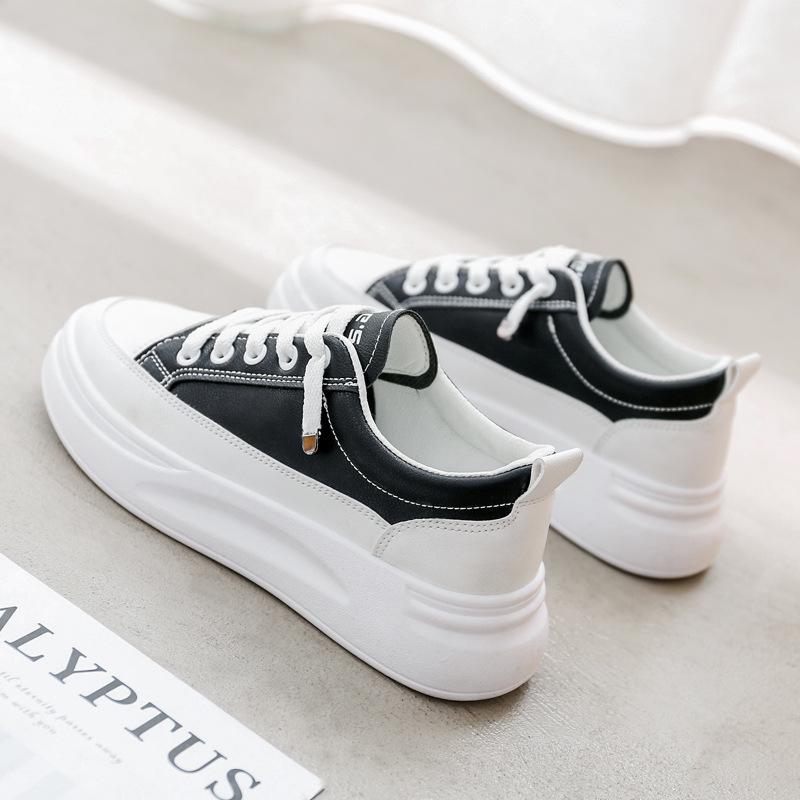 White Shoes Women's Spring Internet Hot Korean Style Ins Breathable Sneakers New  Women's New Shoes for Spring Trendy Sneakers