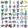 50 Anime Lilo & Stitch Cartoon Stickers - Waterproof, Removable Decals for Guitar, Skateboard, or Luggage Decor