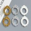 Rustic Mini Mirror Props DIY Mirror Small Model Resin Photo Frame  Jewelry Accessories