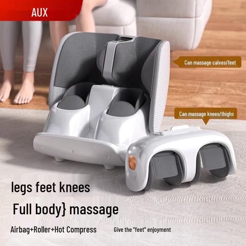 AUX Foldable Foot and Leg Massager with Heat and Airbags CN plug (adapter included)