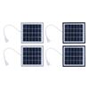 Двойная 5-ваттная солнечная панель Зарядка Силиконовая монокристаллическая Маленькие солнечные зарядки для туристического рюкзака Аварийная