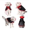 Cloth Halloween Pet Cloak Black/Red Dog Witch Costume Pet Witch Cloak  Add Halloween Atmosphere