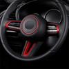Для Mazda 3 Axela BP CX-30 DM cx-50 - Декоративная наклейка на кнопку рулевого колеса, кольцо-ободок, кольцо с блестками