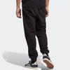 adidas Оригинальные трилистники, синяя версия, однотонные брюки для бега, мужские брюки, черные IA2447