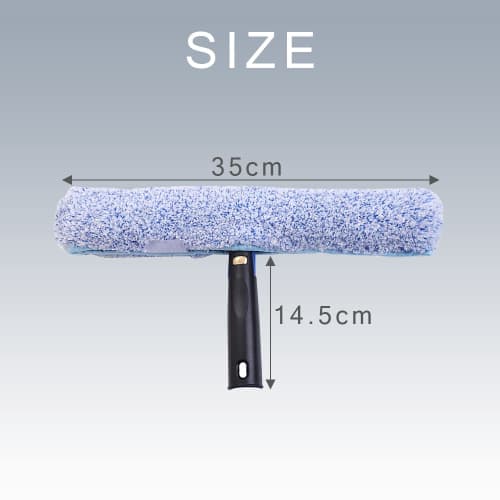 TKY Shampoo Cover Set, Professional Glass Cleaning Tool, Microfiber, 35cm