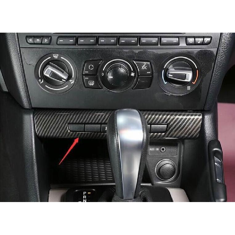 Fit For BMW X1 E84 2013-2015 ABS Carbon Fiber Center Control Driver Button Frame