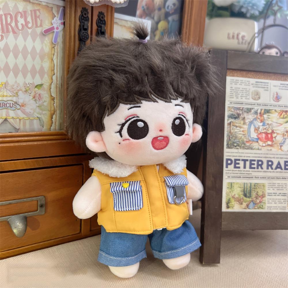 Худи 20 см Одежда для хлопковой куклы Повседневный костюм Одежда для плюшевых игрушек Костюм для набивной куклы Аксессуары для кукол